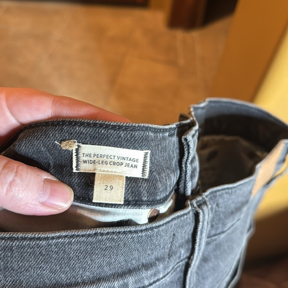 NWOT Madewell The Plus Perfect Vintage Wide-Leg Crop Jean Benley Wash Size 29 - Picture 11 of 16
